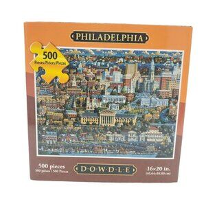 Eric Dowdle 500 Piece Puzzle Philadelphia 16" x‎ 20" Masterpieces 40048 NEW